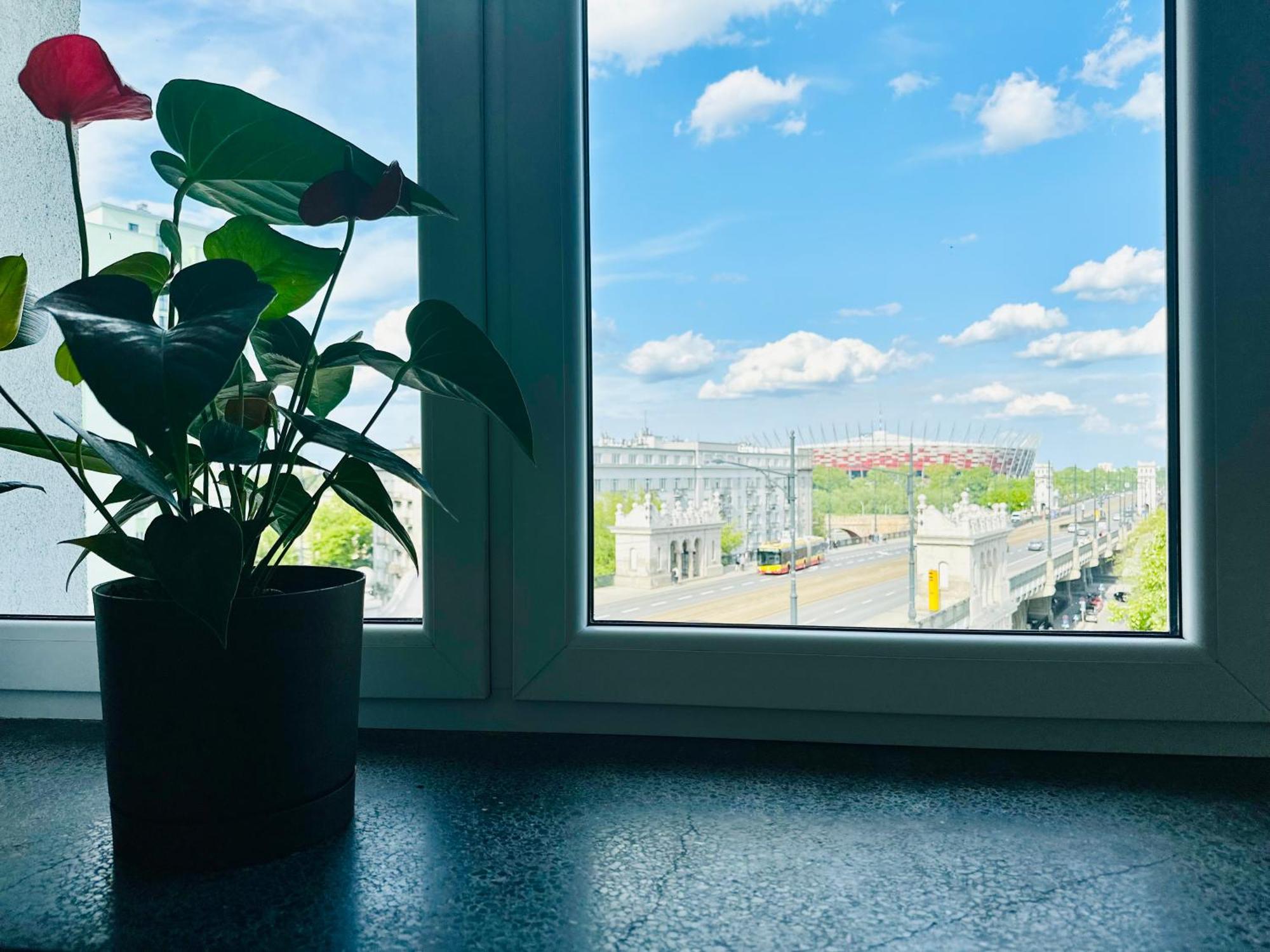 Westside Panorama Pgn Stadium Apartment Warschau Exterior foto